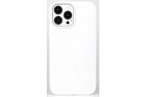 Чехол силиконовый для Apple iPhone 14 Pro Max (белый)