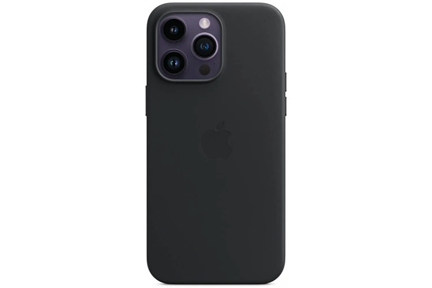 Кожаный чехол для Apple iPhone 12, 12 Pro с MagSafe (черный)