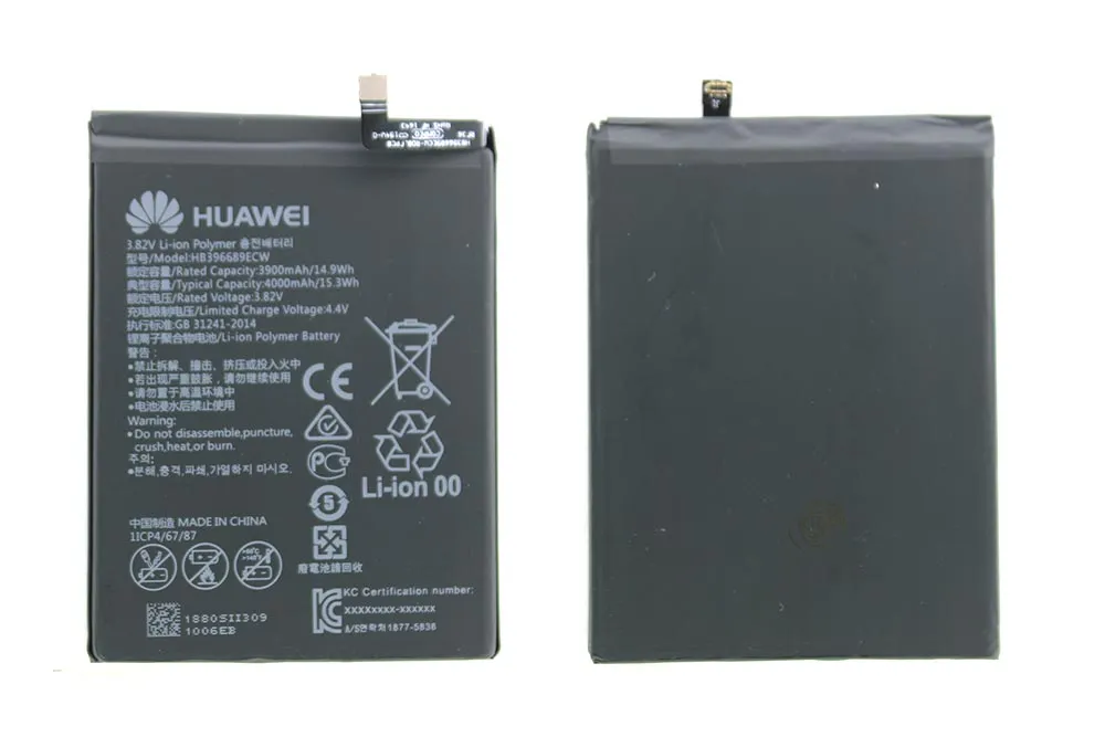 Аккумулятор Huawei Mate 9, Honor 8C, Y9 2018 HB396689ECW HB406689ECW
