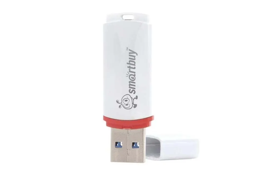 Флеш-накопитель USB 32GB SmartBuy Crown (белый)