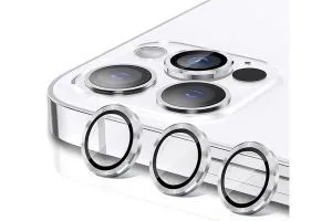 Защитные линзы для камеры Apple iPhone 12 Pro (серебро)