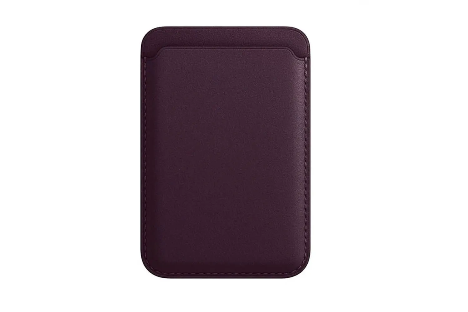 Кожаный Карт Холдер для Apple iPhone c Magsafe Leather Wallet (фиолетовый)