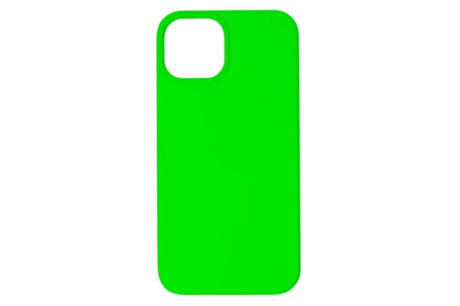 Чехол силиконовый для Apple iPhone 14 Pro (ярко зеленый)