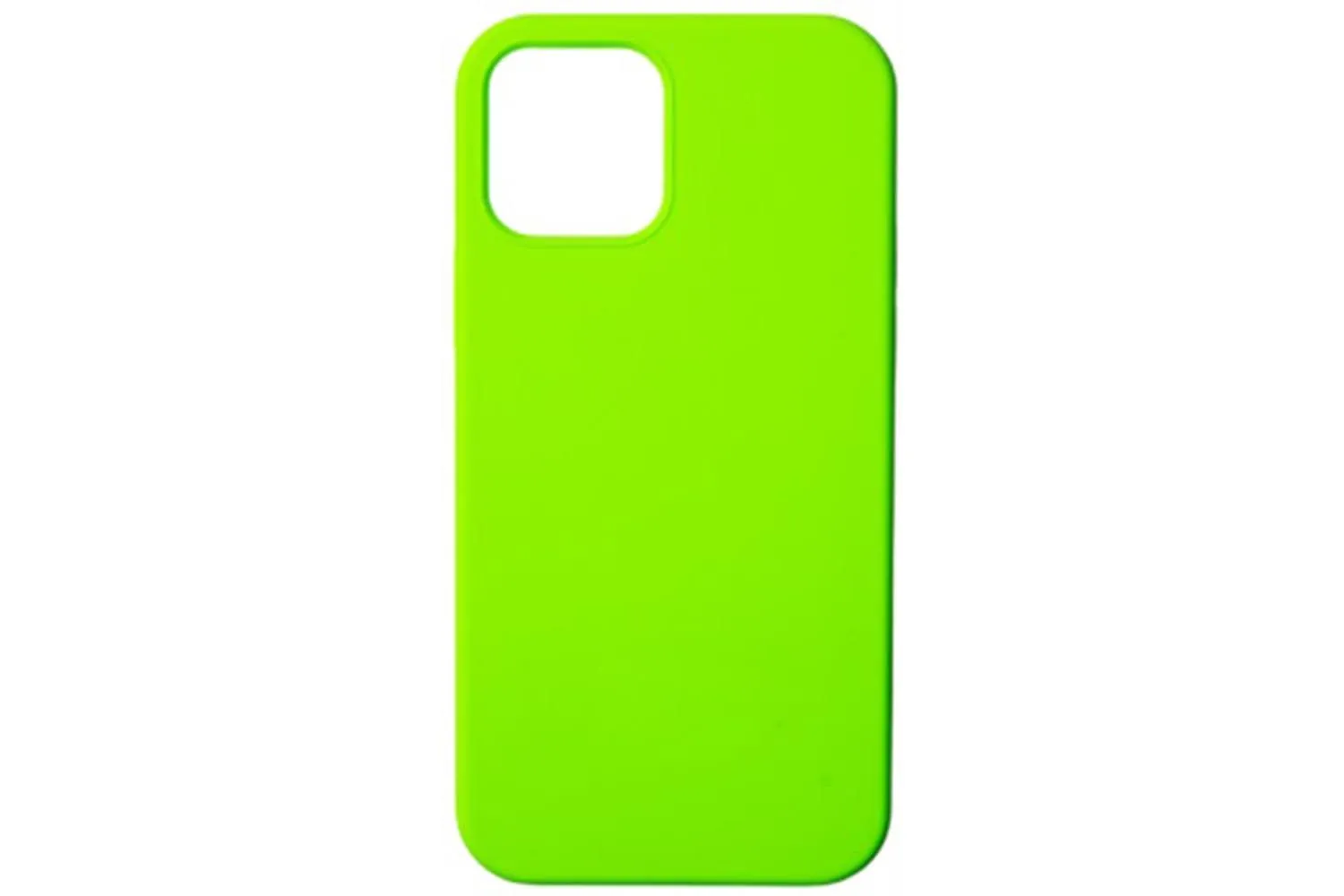 Чехол силиконовый для Apple iPhone 12, 12 Pro (ярко - зеленый)