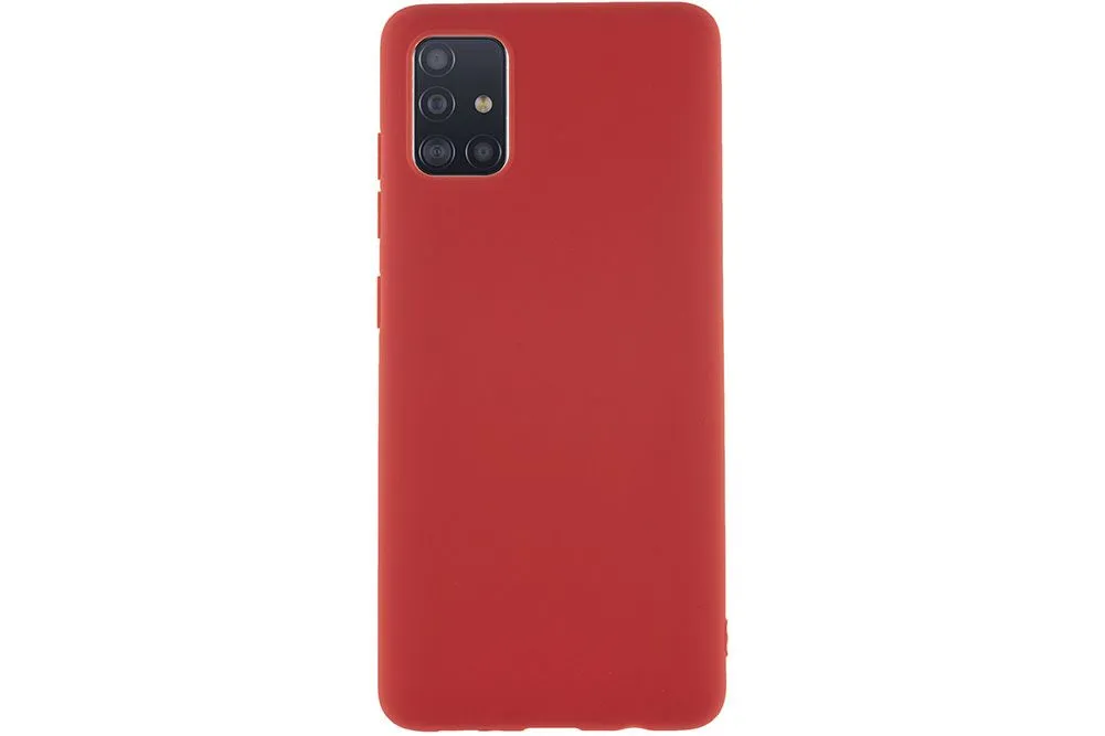Силиконовый чехол кейс Samsung Galaxy A51 SM-A515F (красный)