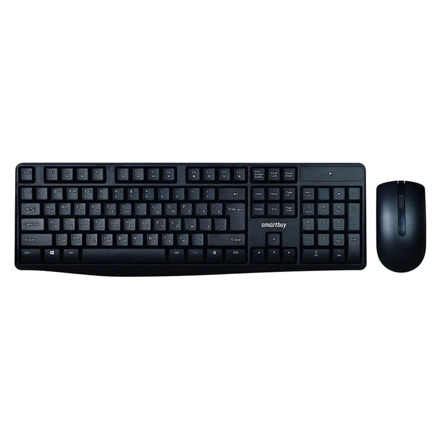 Комплект Клавиатура + Мышь USB беспроводной Smartbuy ONE 207295AG (черный)