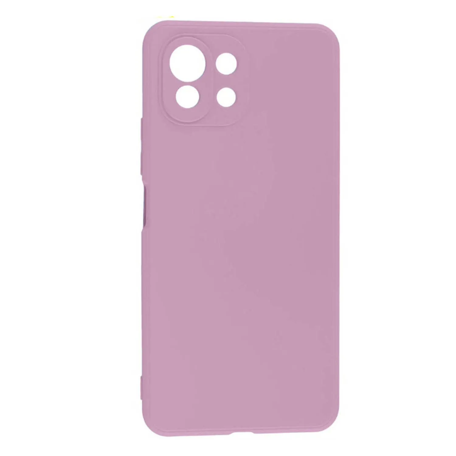 Силиконовый чехол FASHION CASE Xiaomi Mi 11 Lite (светло-розовый)