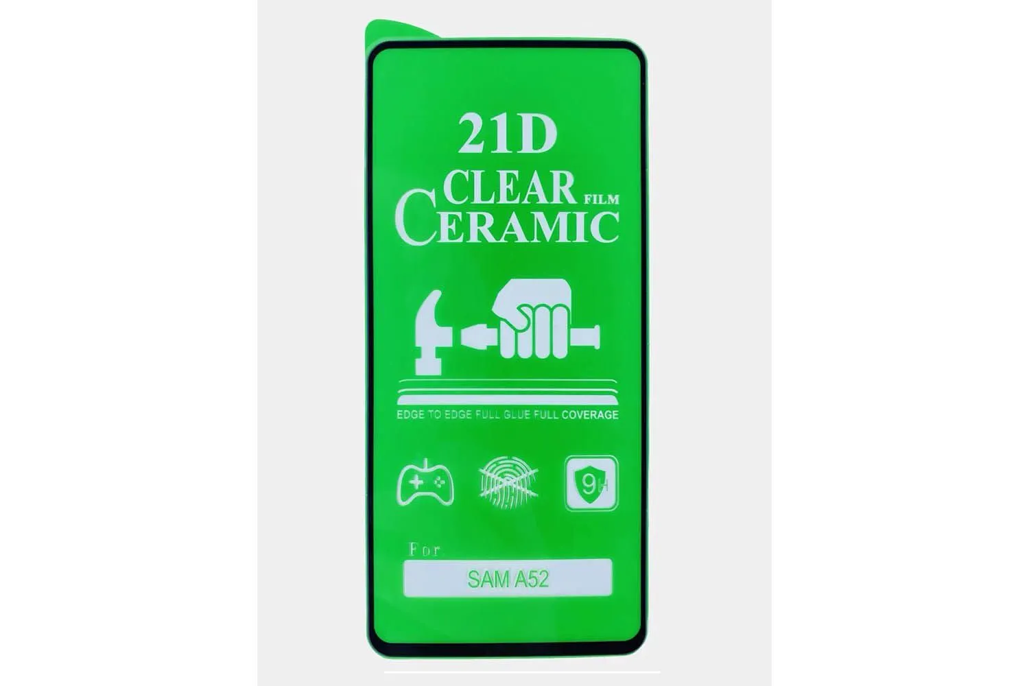 Противоударное стекло/пленка керамическое Ceramic для дисплея Samsung Galaxy A51, A52, M31s, S20 FE