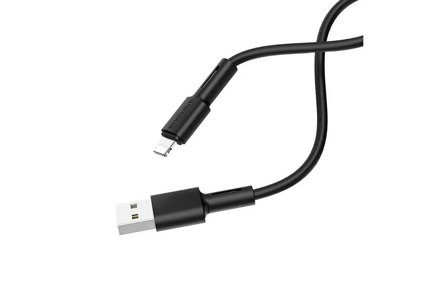 Кабель USB - Lightning BOROFONE BX31 Silicone, 1м (черный)