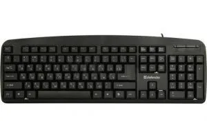 Проводная клавиатура Defender, Office, HB-910, мембранная USB (чёрный)