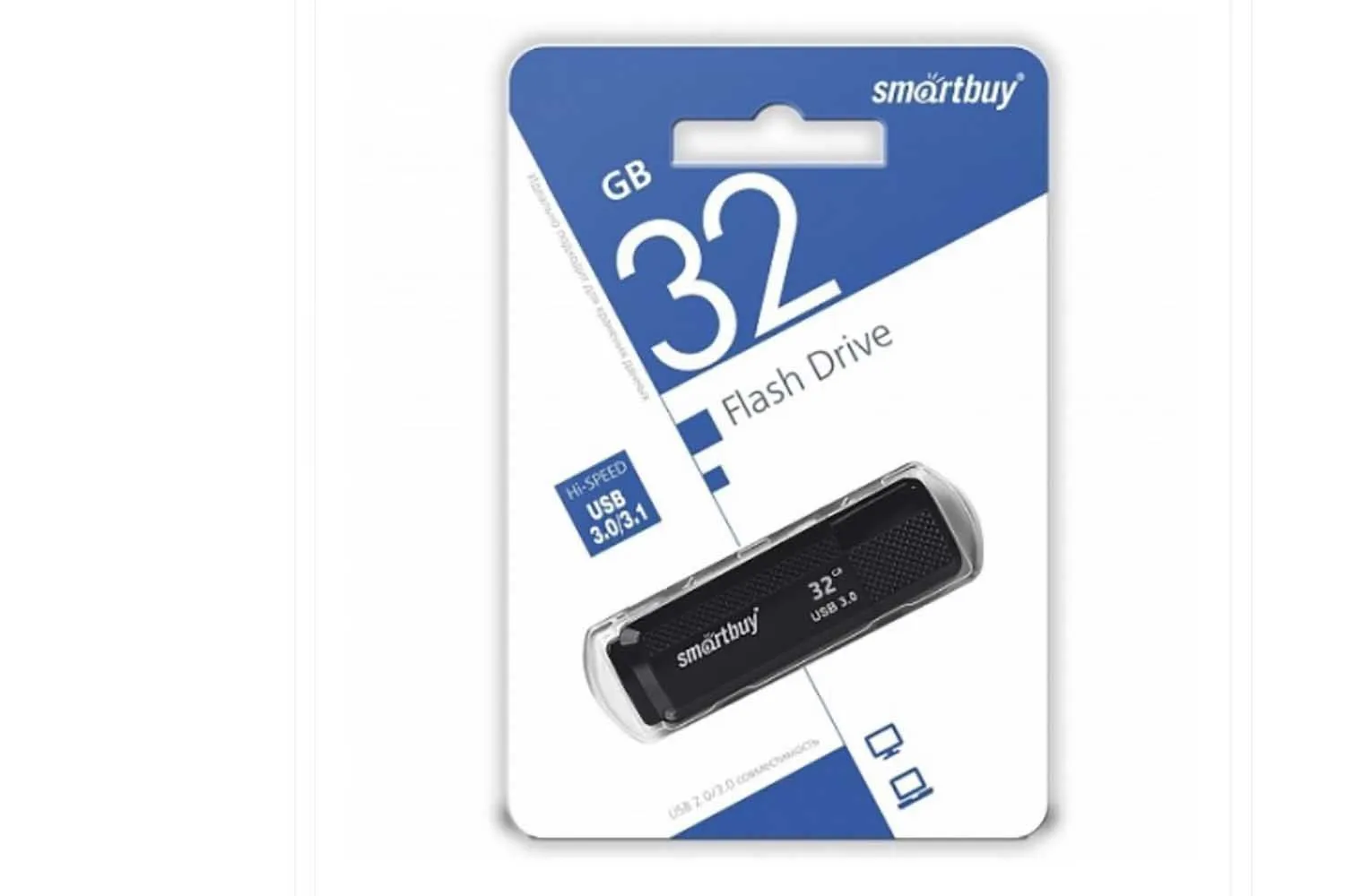 Флеш-накопитель USB 3.0 32GB SmartBuy Dock (черный)