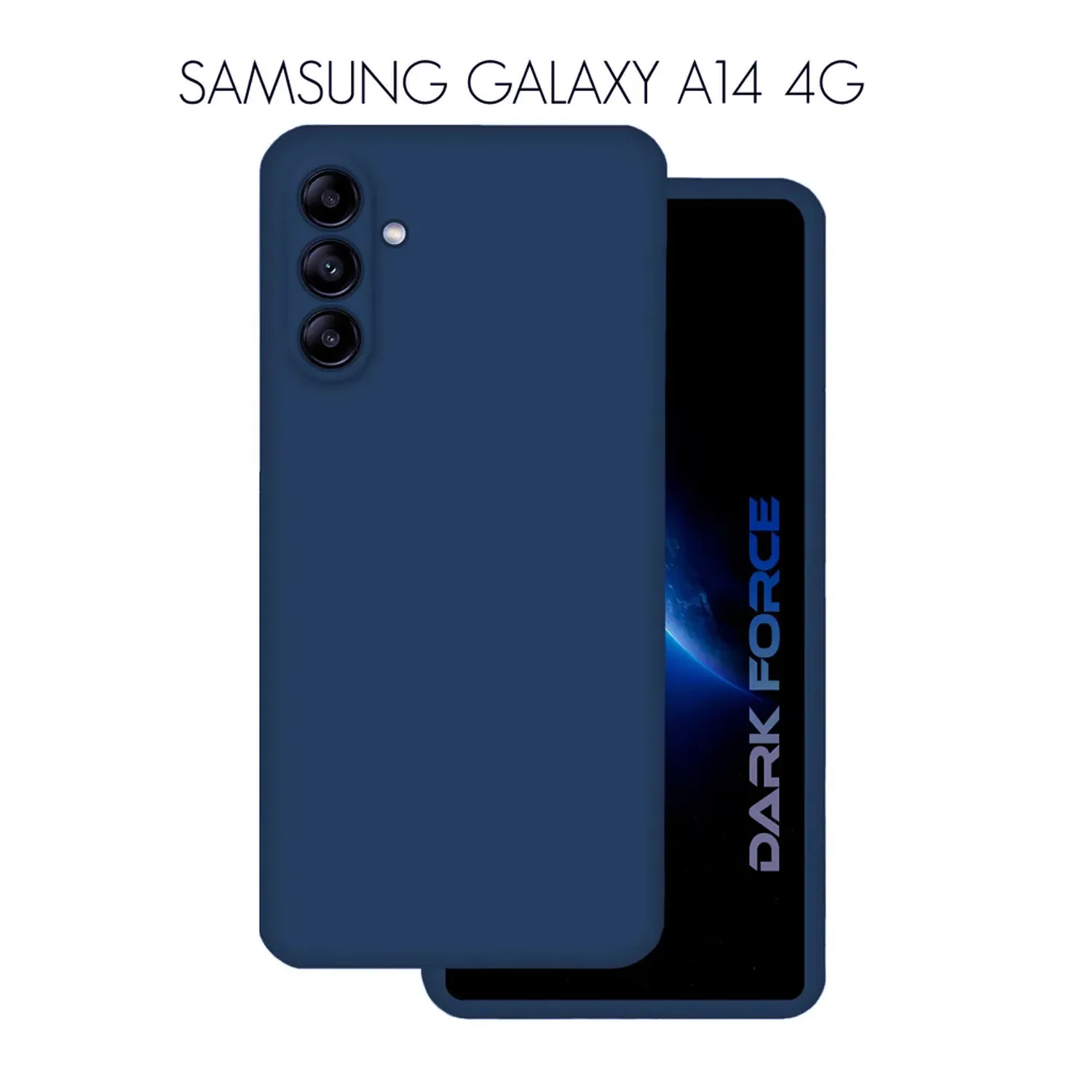 Силиконовый чехол FASHION CASE Samsung Galaxy A14 (темно-синий)