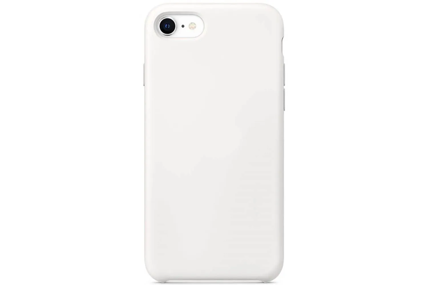 Чехол силиконовый для Apple iPhone 7, iPhone 8, iPhone SE 2020 (белый)