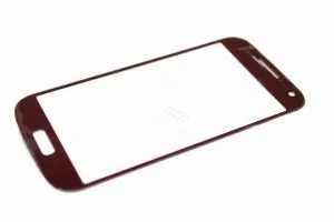 Стекло Samsung i9190 Galaxy S4 mini, i9192 Galaxy S4 mini Duos (красный) для переклейки на дисплей