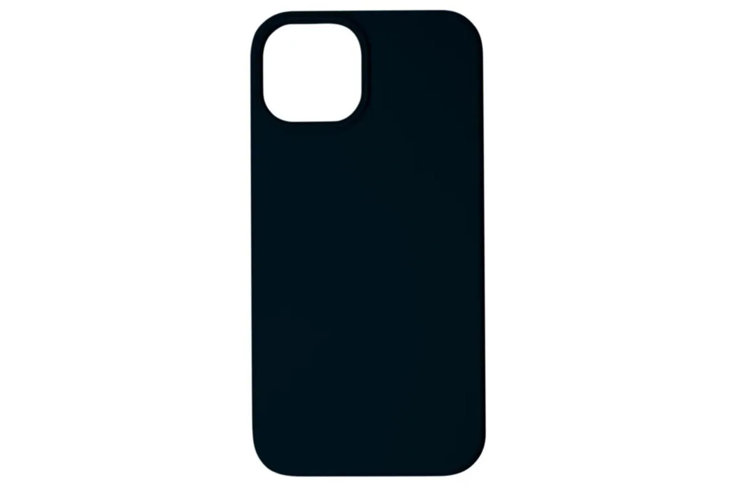 Чехол силиконовый для Apple iPhone 14 Pro (темно-синий)