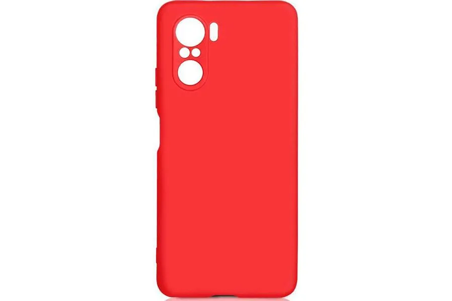 Силиконовый чехол кейс Xiaomi POCO F3 (красный)