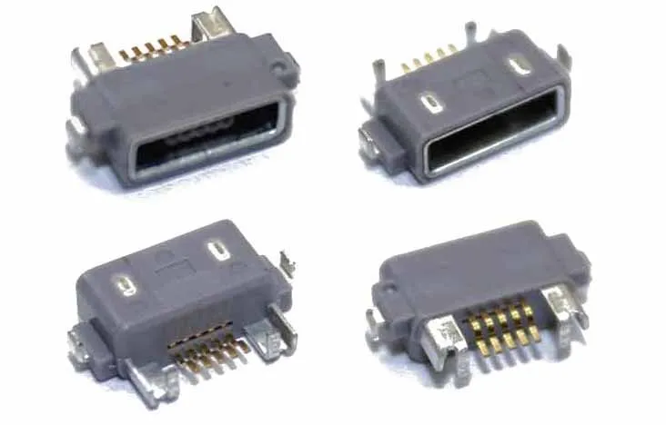 Разъем зарядки MicroUSB 5 pin в середину платы SonyEricsson WT19i ST18i ST25i MK16i WT18i