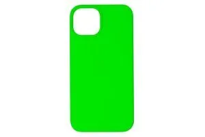 Чехол силиконовый для Apple iPhone 14, iPhone 13 (ярко зеленый)