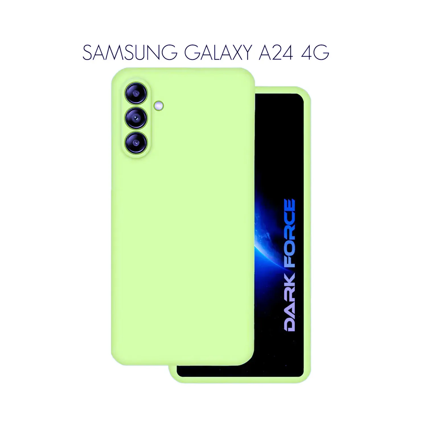 Cиликоновый чехол FASHION CASE Samsung Galaxy A24 4G (фисташковый)