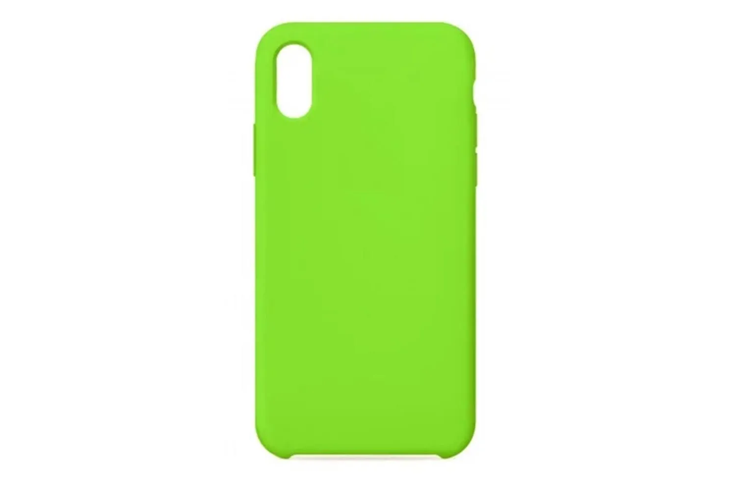 Чехол силиконовый для Apple iPhone X, Apple iPhone Xs (ярко - зеленый)