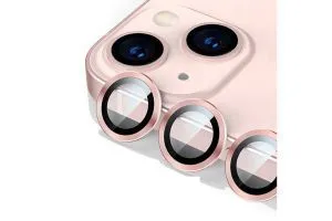 Защитные линзы для камеры Apple iPhone 12 Pro Max (розовый)