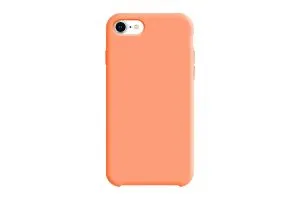 Чехол силиконовый для Apple iPhone 7, iPhone 8, iPhone SE 2020 (оранжевый)