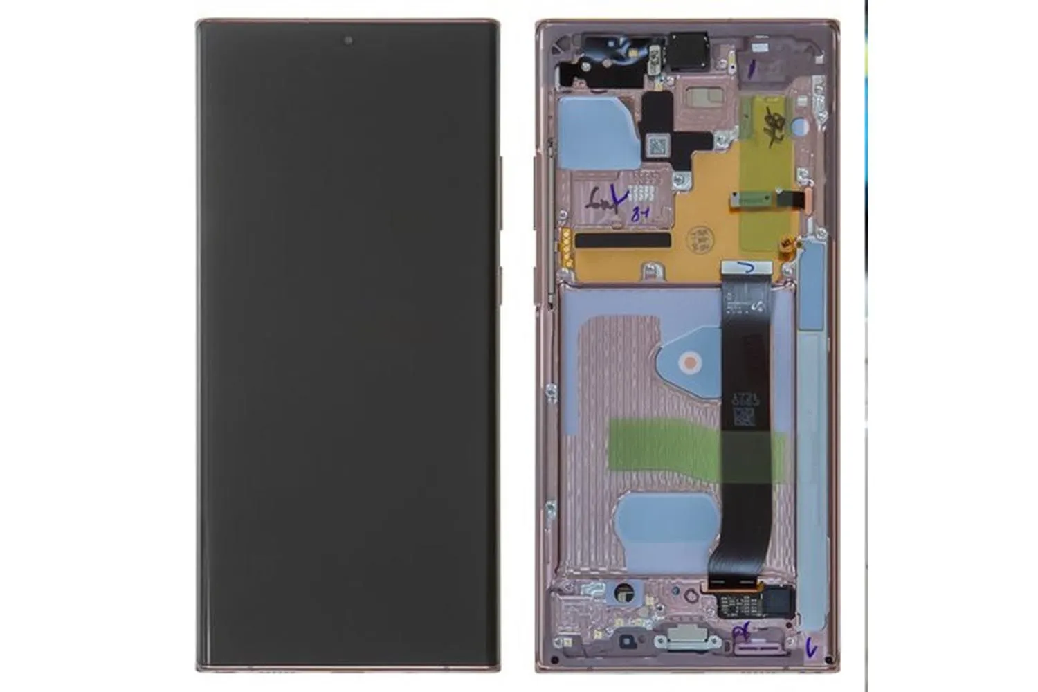 Дисплей Samsung Galaxy Note 20 Ultra SM-N985F GH82-23622D (бронзовый) цена с установкой в АСЦ