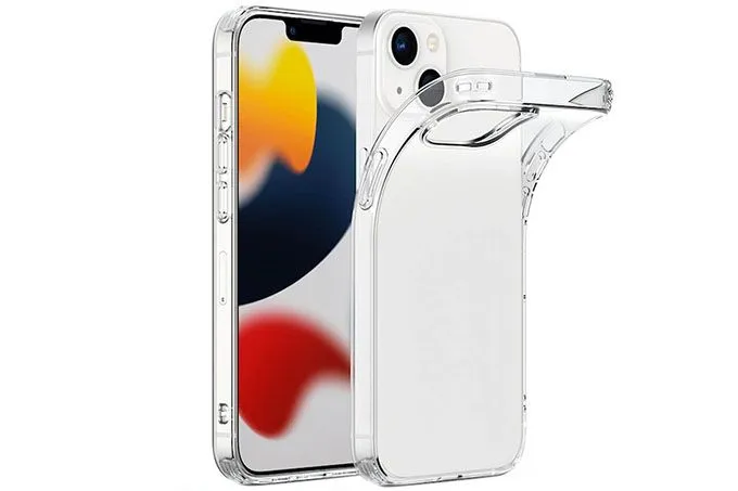 Чехол силиконовый для Apple iPhone Clear Case 2mm для Apple iPhone 13 (прозрачный)