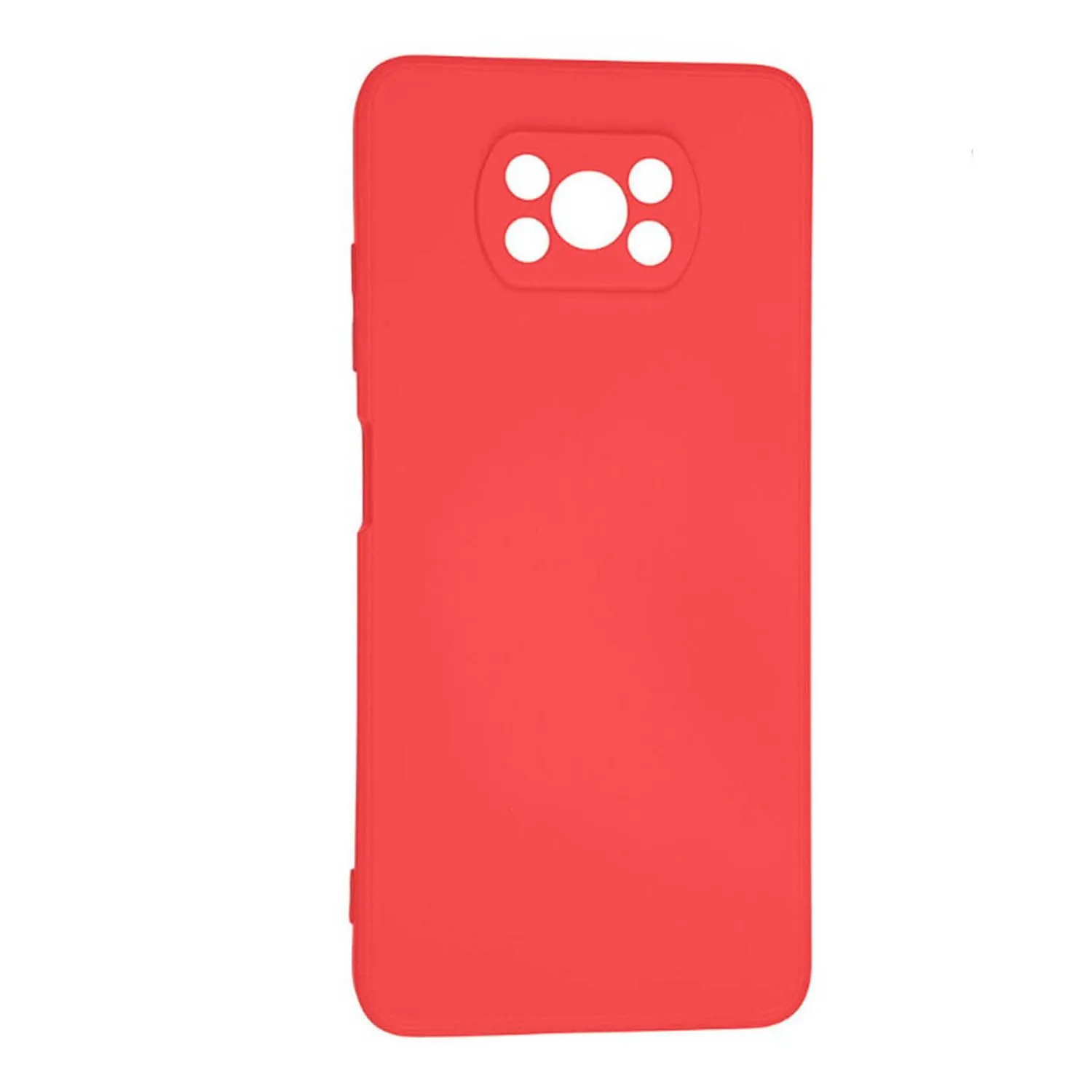 Силиконовый чехол FASHION CASE Xiaomi POCO X3 (красный)
