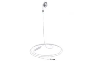 Гарнитура 3.5mm HOCO M61 Ling sound metal universal earphone with mic (белый)