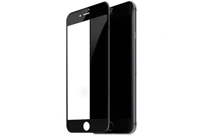 Противоударное стекло OG Tempered Glass для дисплея Apple iPhone 5, iPhone 5S 9H тех.упаков (черный)