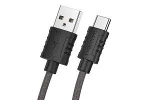 Кабель USB - Type-C BOROFONE BX52 Airy 2.4А, 1м (черный)