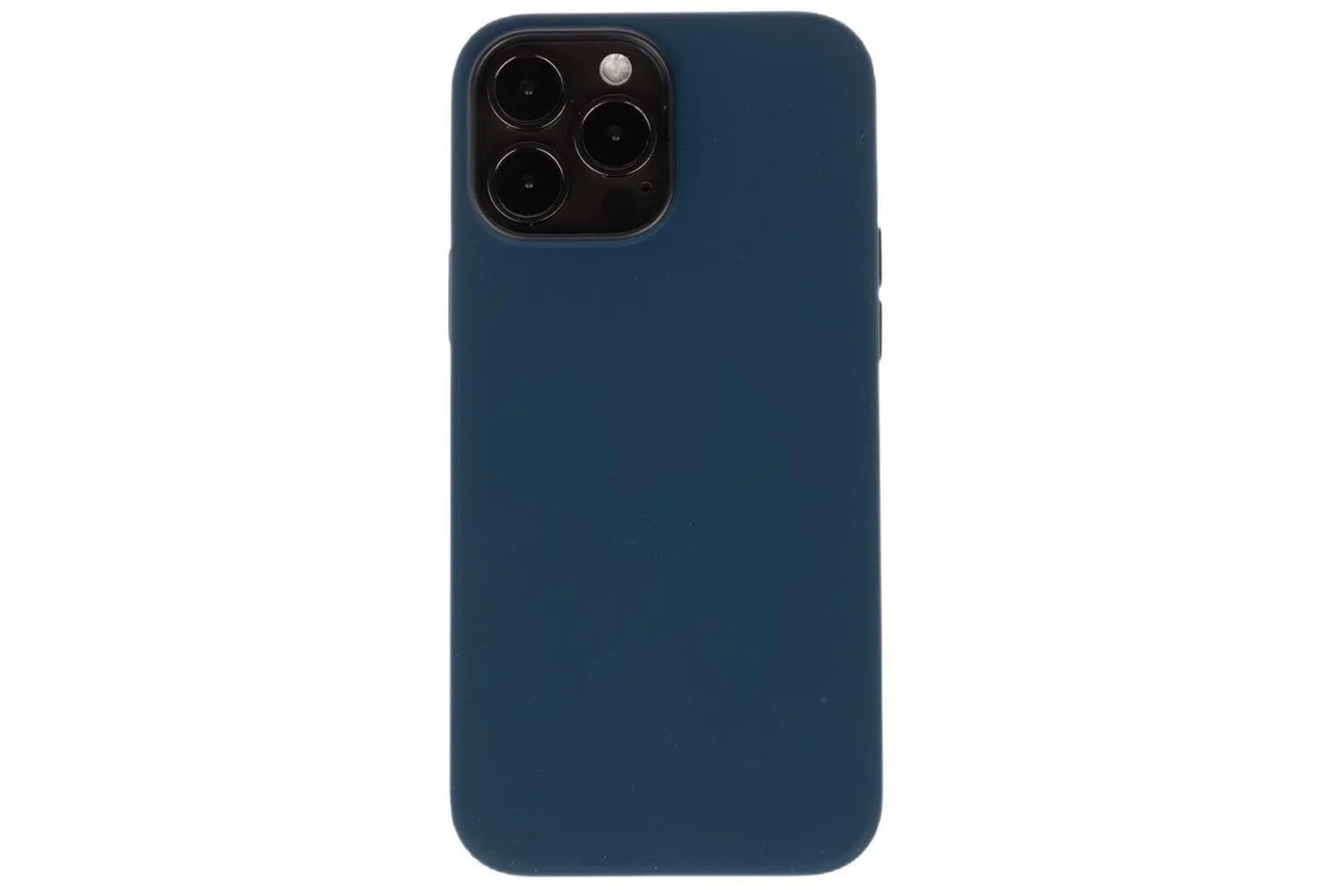 Чехол силиконовый для Apple iPhone 14 Pro Max Silicone Case с MagSafe (синий)