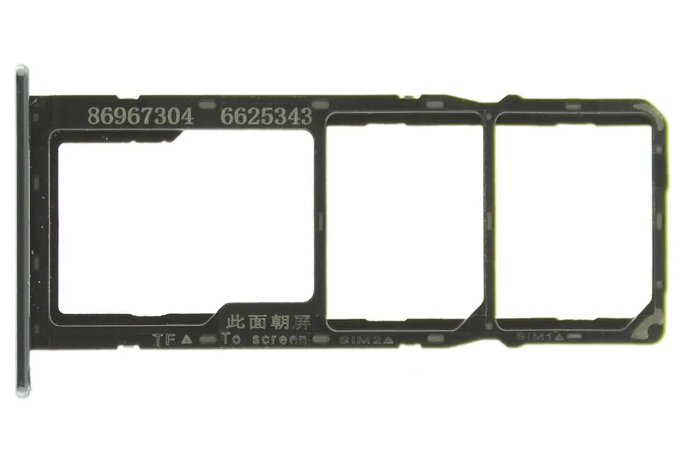 Держатель SIM-карты Huawei Honor 7A, Y6 2018 (черный)