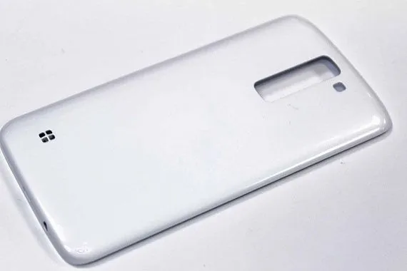 Задняя крышка LG K7 X210, разъем гарнитуры снизу (белый)