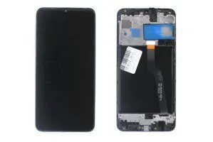 Дисплей Samsung Galaxy A10 2019 SM-A105F в сборе с сенсором в рамке, ориг (черный)