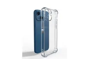 Силиконовый чехол с кармашком под карточку ANTI-SHOCK (с усиленными углами) Apple iPhone 14
