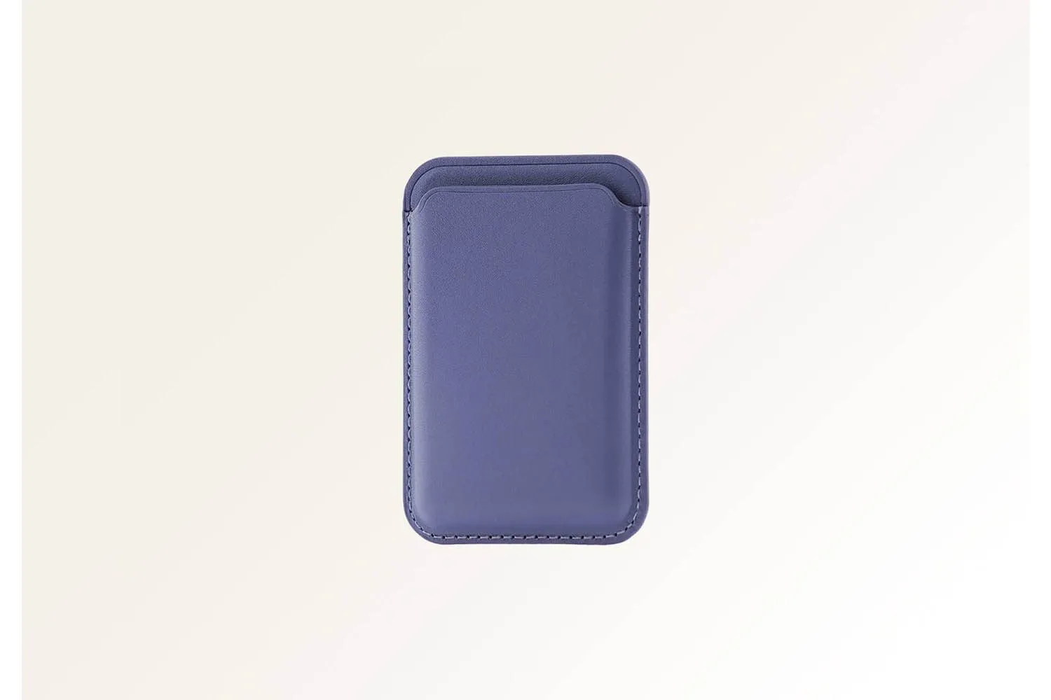 Кожаный Карт Холдер c Magsafe для Apple iPhone (лавандовый)