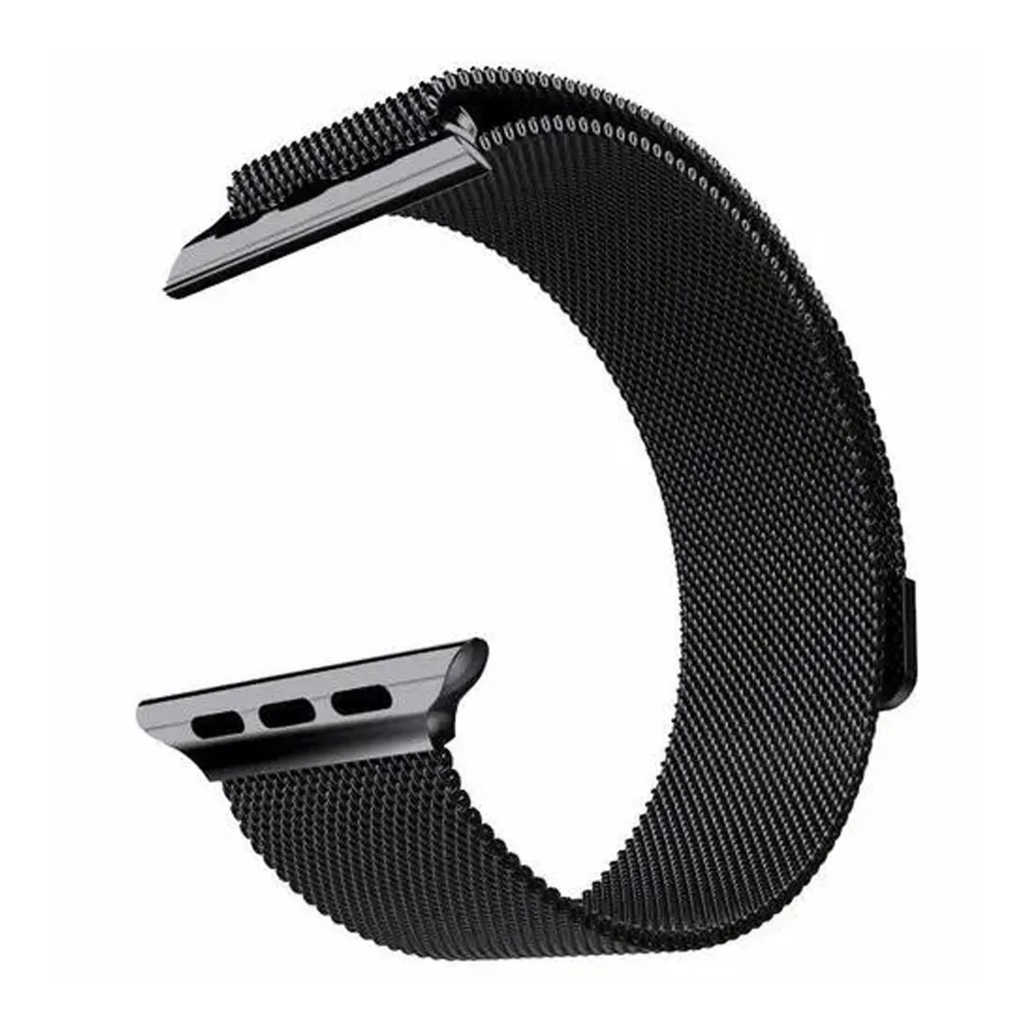 Ремешок для Apple Watch 42,44,45,49мм миланская петля (черный)