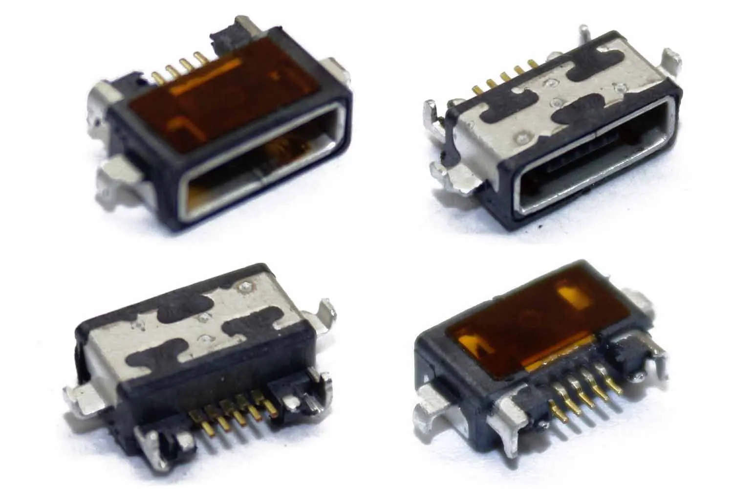 Разъем зарядки MicroUSB 5 pin в середину платы SonyEricsson MT15i MT18i LT12i X12i