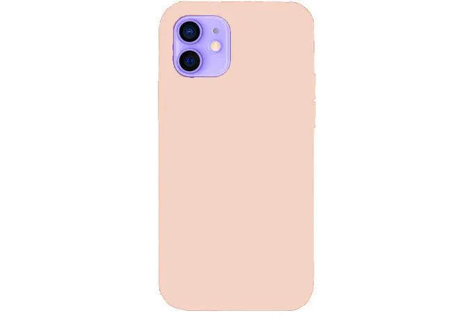 Чехол силиконовый для Apple iPhone 12 Mini 5.4 полное покрытие (розовый песок)