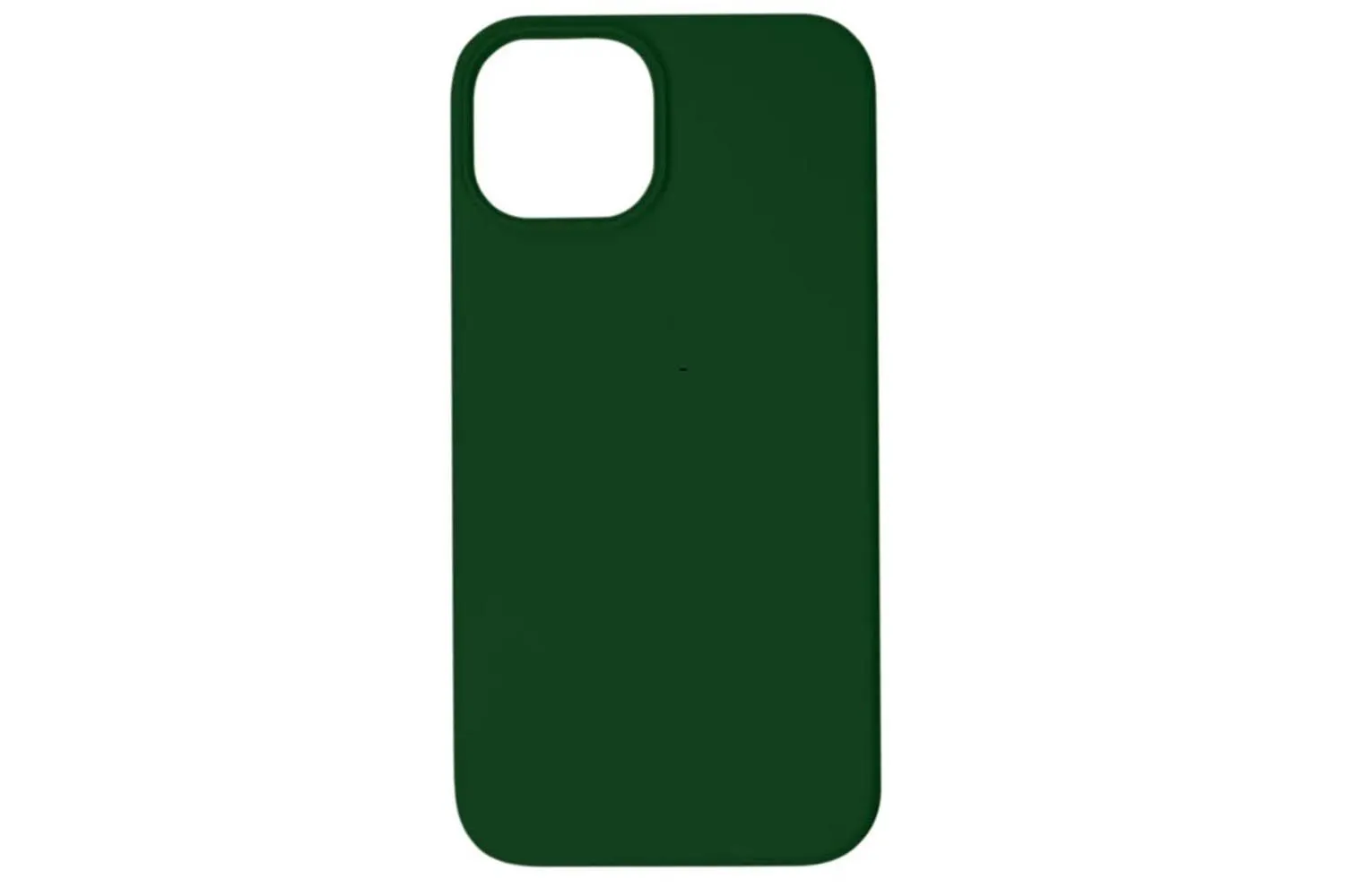 Чехол силиконовый для Apple iPhone 14 Pro ( темно - зеленый)