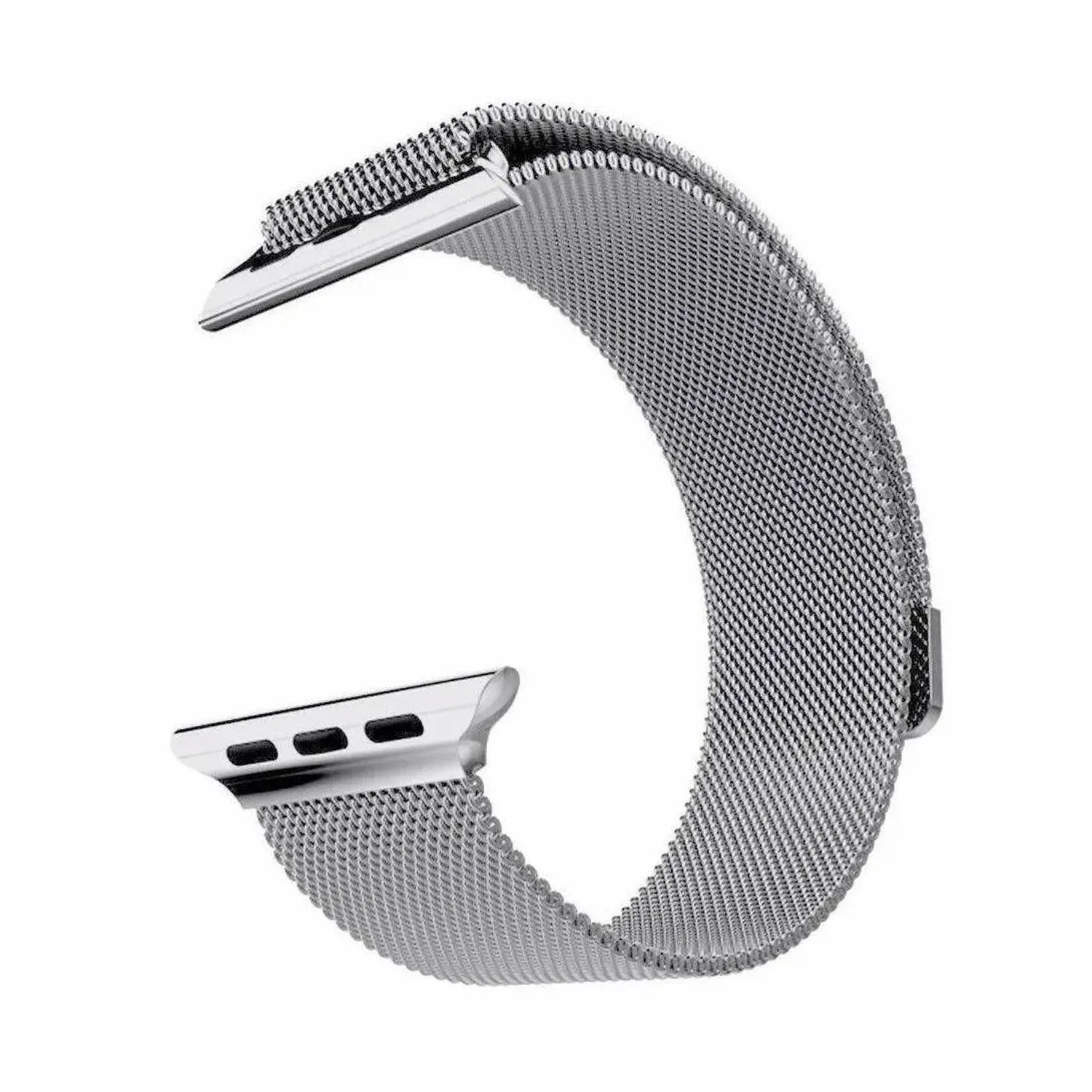 Ремешок для Apple Watch 42,44,45,49мм миланская петля (серебро)