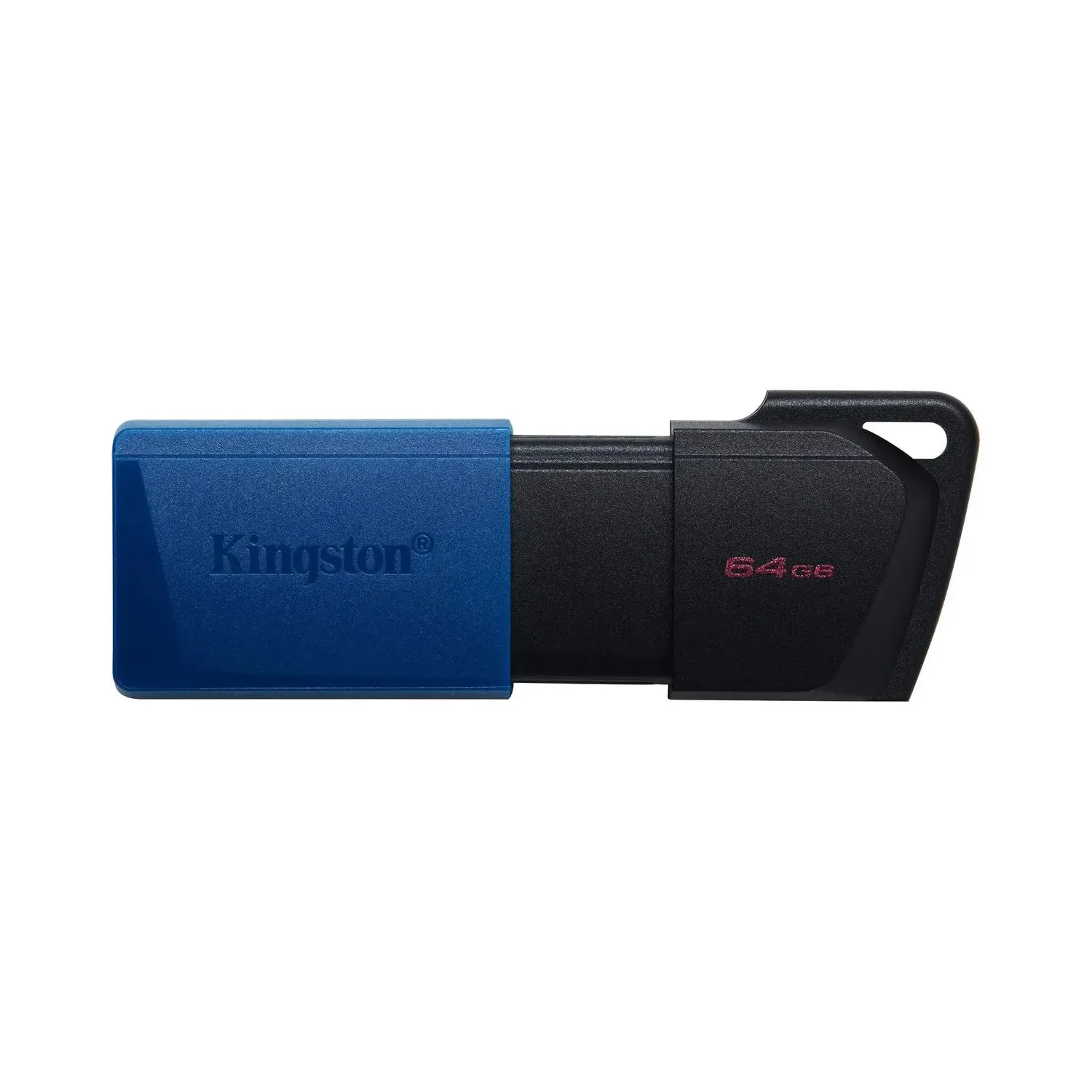 Флеш-накопитель USB 3.2 64GB Kingston Data Traveler Exodia M (чёрный, синий)