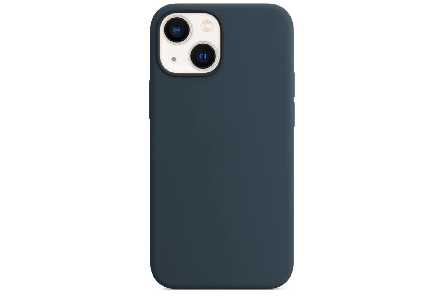 Кожаный чехол для Apple iPhone 13, iPhone 14 с MagSafe (синий)