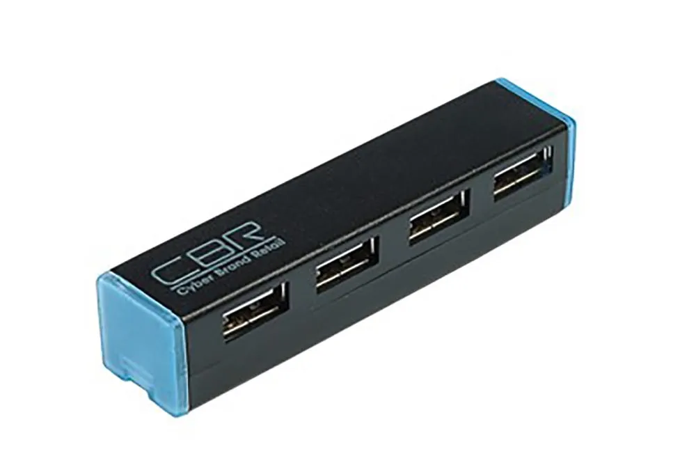HUB CBR USB-концентратор CH-135 4 порта, USB 2.0 (черный)