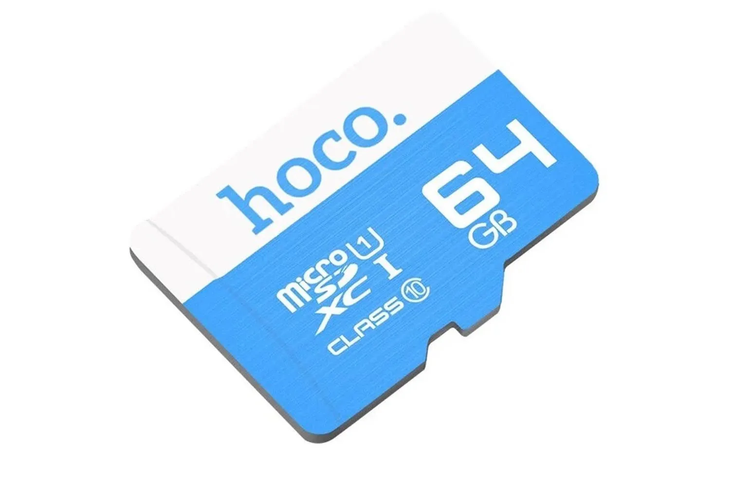 Карта памяти MicroSD 64Gb HOCO TF High speed (голубая)