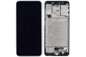 Дисплей Samsung Galaxy A31 SM-A315F в сборе с сенсором Оригинальная матрица с рамкой (черный)