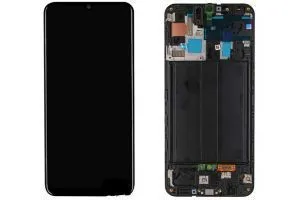 Дисплей Samsung Galaxy A50 SM-A505F (черный) Оригинал GH82-19204A, цена с установкой в АСЦ