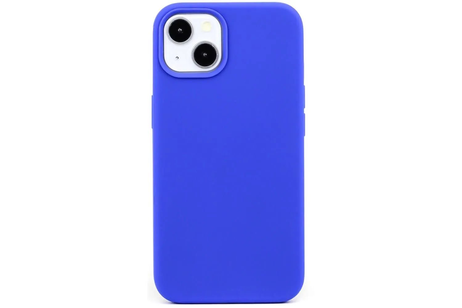 Чехол силиконовый для Apple iPhone 13, iPhone 14 полное покрытие (ярко-синий)